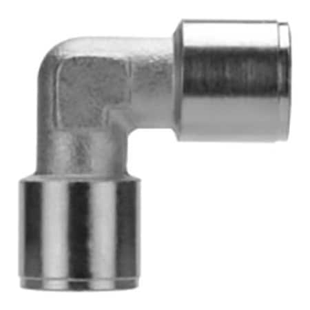 Alpha Technologies Aignep USA 57925 Needle Valve 10mm Tube x 1/4" Metal Release Collet Flow In Screw Adjustment 57925-10-1/4